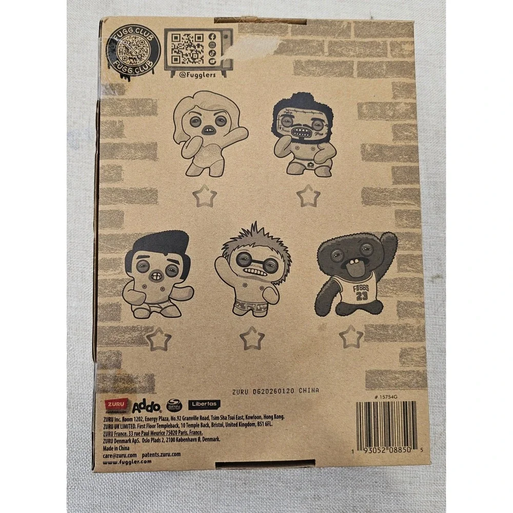Zuru Fuggler Fuggstars Gunky Goober Plush Monster New 15754G Funny Ugly Toy